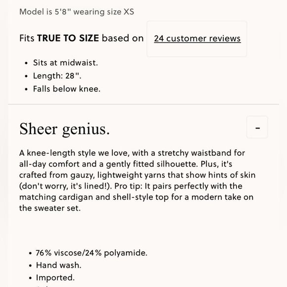 NWT J CREW Gauzy sweater-skirt in Electric Red - Picture 7 of 8